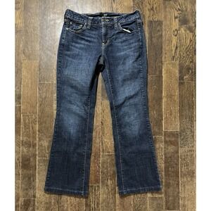 a.n.a. A New Approach Jeans Size 8 (W30xL28) Boot Cut Embroidered Low Rise